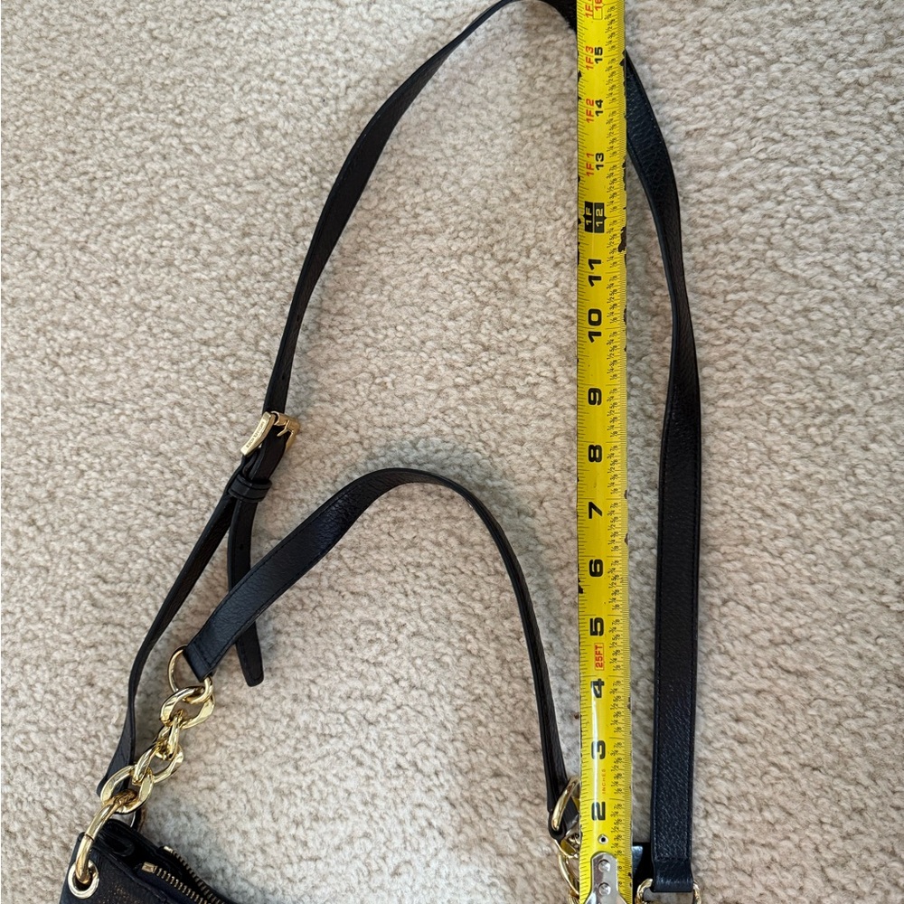 Michael Kors Black Leather Shoulder Hobo Bag - Picture 9 of 9